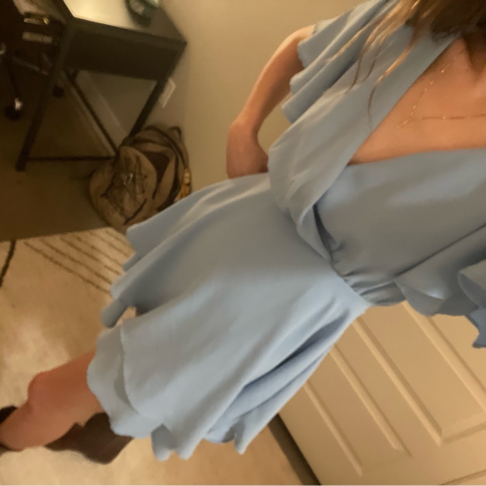 Baby Blue Country Dancing Dress